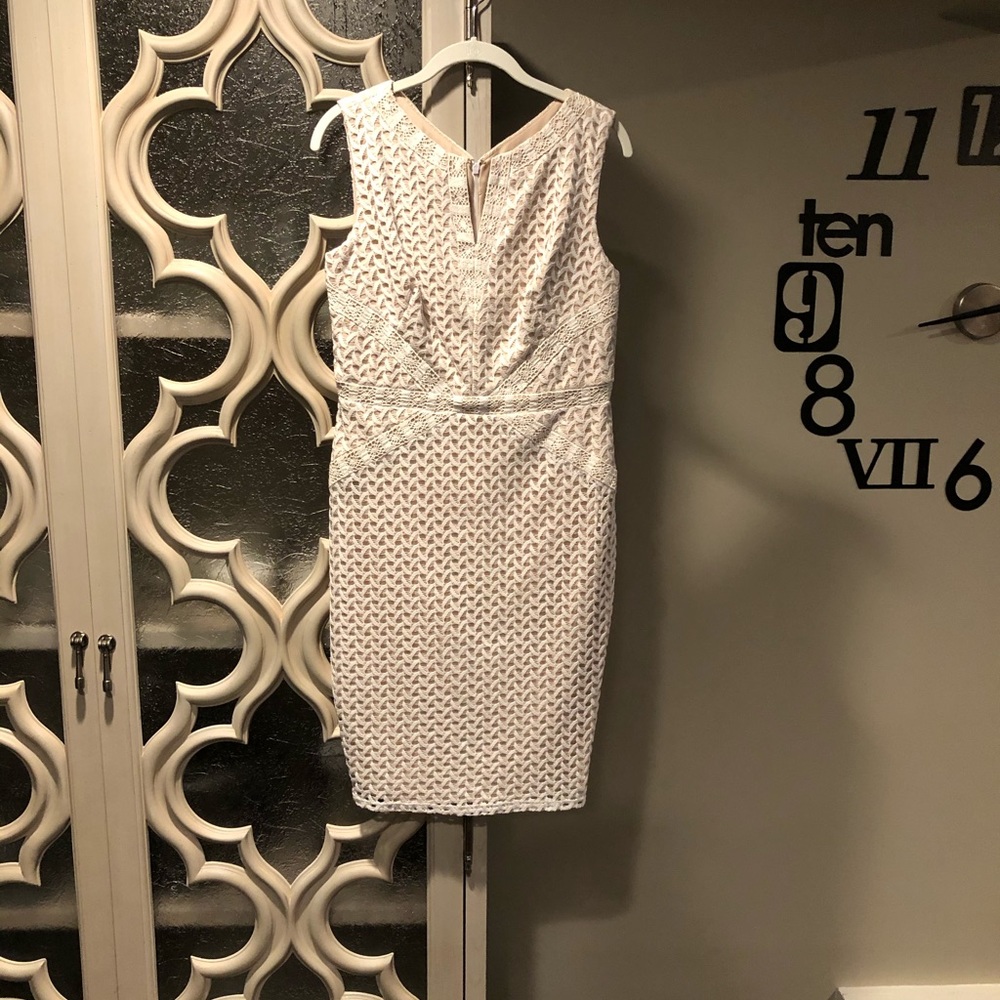 *SOLD* Signature by Sangria Cream Lace Dress